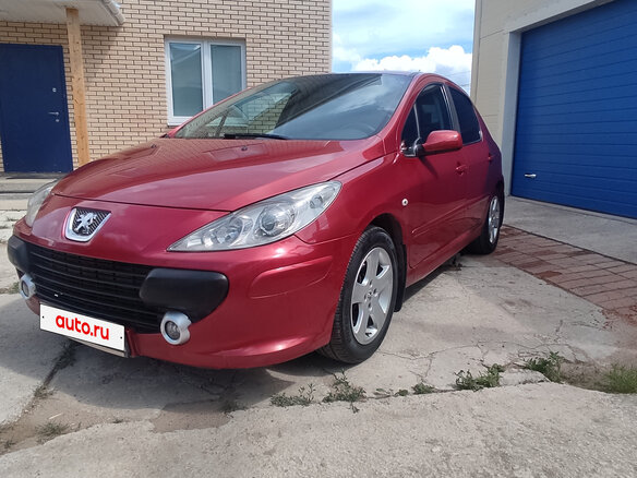 2007 Peugeot 307 I Рестайлинг, красный, 450000 рублей - вид 17