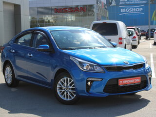 2019 Kia Rio IV, синий, 1639000 рублей, вид 1