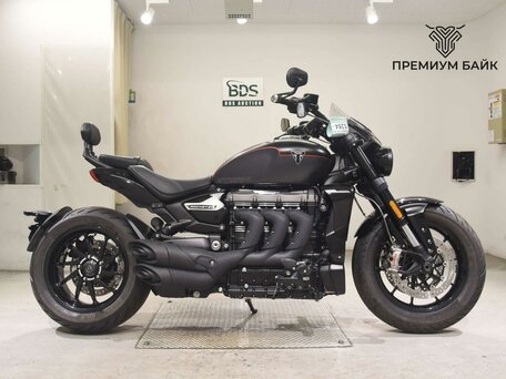 2025 Triumph Rocket 3, чёрный, 3299000 рублей, вид 1