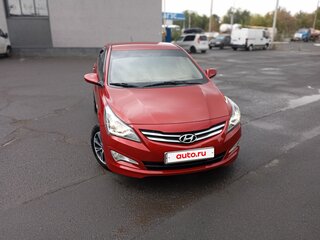 2015 Hyundai Solaris I Рестайлинг, красный, 860000 рублей, вид 3