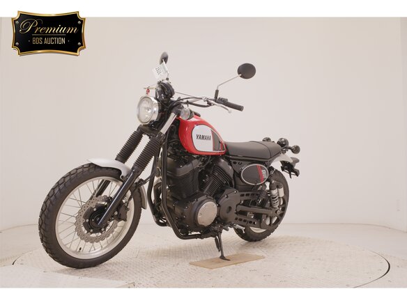 2017 Yamaha SCR950, красный - вид 1