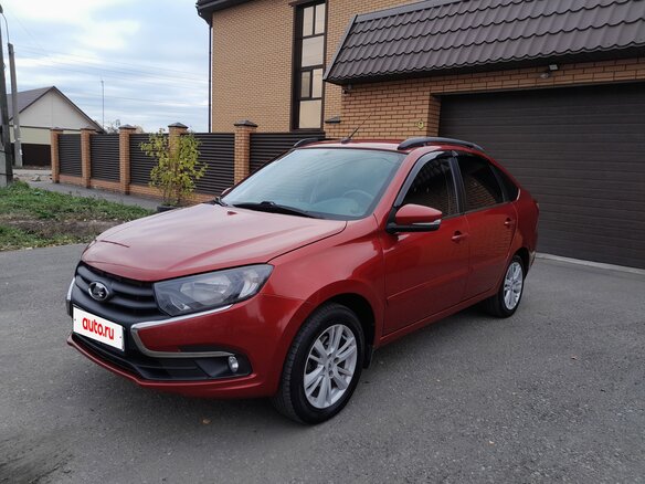 2019 Lada (ВАЗ) Granta I Рестайлинг, красный, 675000 рублей - вид 5