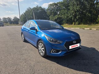 2019 Hyundai Solaris II, синий, 1290000 рублей, вид 3