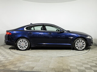 2015 Jaguar XF I Рестайлинг, синий, 1899900 рублей, вид 4