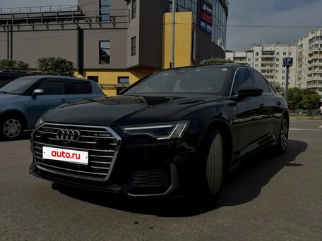 2021 Audi A6 45 TFSI V (C8), чёрный, 4299000 рублей, вид 1