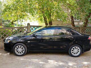 2014 Mitsubishi Lancer X Рестайлинг, чёрный, 650000 рублей, вид 4