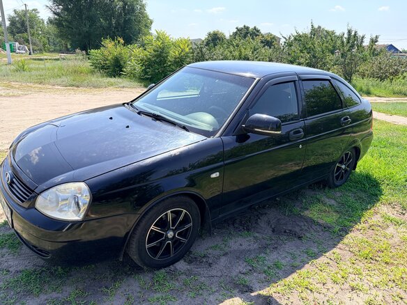 2009 Lada (ВАЗ) Priora I, чёрный, 370000 рублей