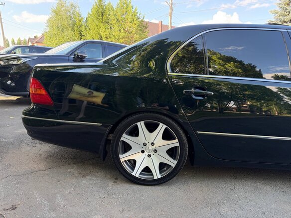 2001 Lexus LS 430 III, зелёный, 1200000 рублей - вид 14