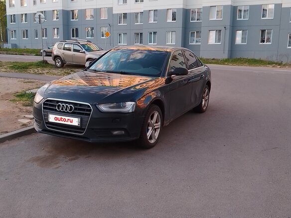 2013 Audi A4 IV (B8) Рестайлинг, чёрный, 890000 рублей