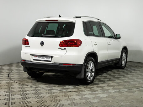 2012 Volkswagen Tiguan I Рестайлинг, белый, 1199585 рублей, вид 5