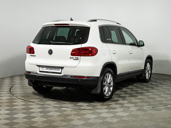2012 Volkswagen Tiguan I Рестайлинг, белый, 1199585 рублей - вид 4