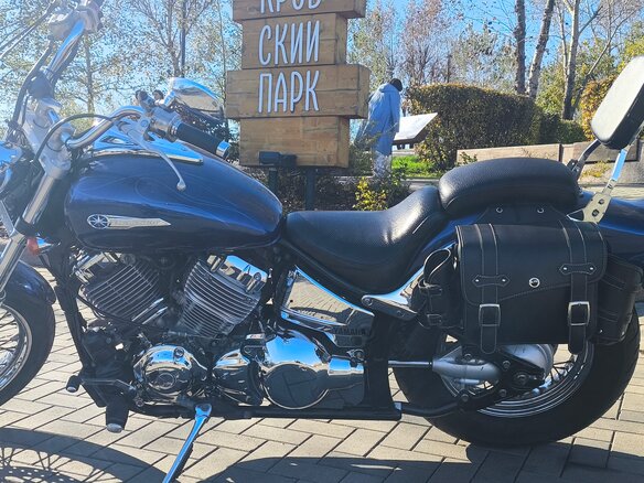 2003 Yamaha XVS400 Drag Star, синий, 350000 рублей - вид 6