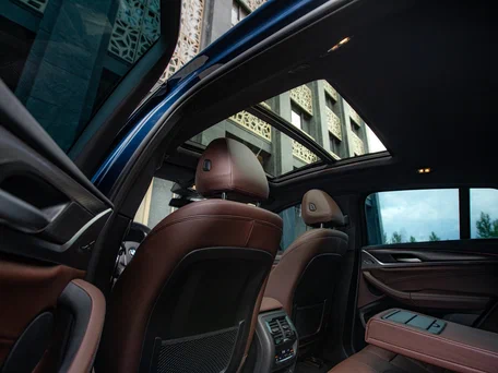 2024 BMW X4 20i II (G02) Рестайлинг, синий, 7200000 рублей, вид 2