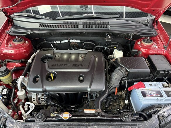 2008 Kia Cerato I Рестайлинг, красный, 645000 рублей - вид 27