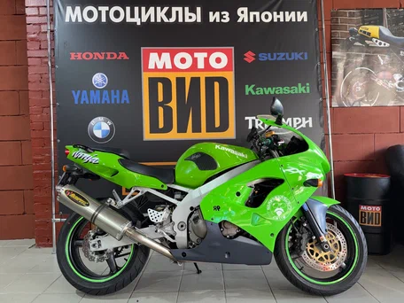 1998 Kawasaki ZX-9R Ninja, зелёный, 490000 рублей, вид 1