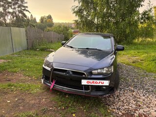 2008 Mitsubishi Lancer X, синий, 585000 рублей, вид 2