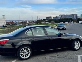 2008 BMW 5 серии 530i V (E60/E61) Рестайлинг, чёрный, 1300000 рублей, вид 2