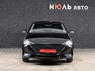 2021 Hyundai Solaris II Рестайлинг, чёрный, 1280000 рублей, вид 2