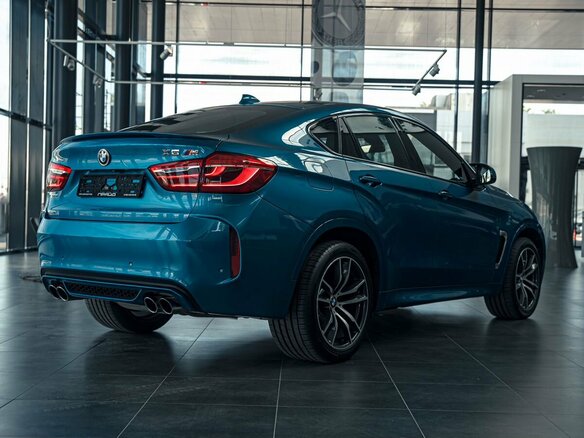 2016 BMW X6 M II (F86), голубой, 4044000 рублей - вид 6