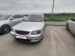 2004 Hyundai Accent ТагАЗ II, серебристый, 350000 рублей, вид 1