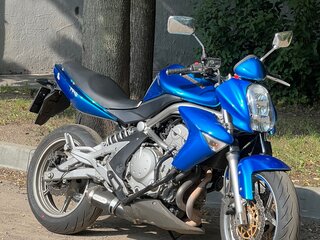 2008 Kawasaki ER-6N, синий, 300000 рублей, вид 1