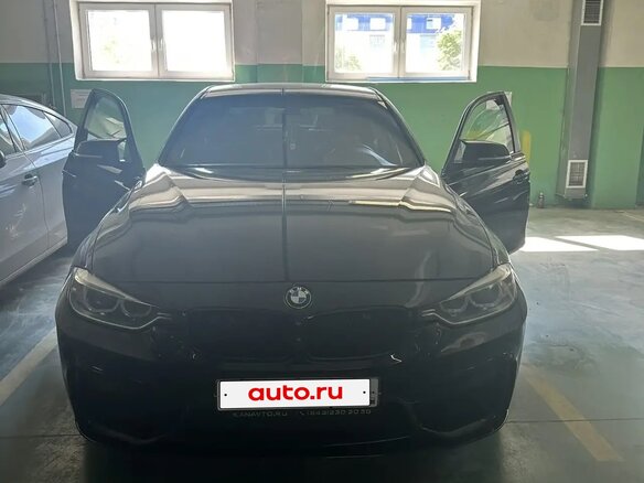 2013 BMW 3 серии 316i VI (F3x), чёрный, 1590000 рублей