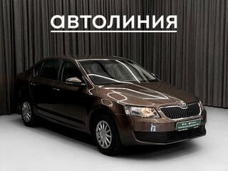 2014 Skoda Octavia III (A7), коричневый, 679000 рублей, вид 3