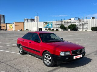 1987 Audi 80 IV (B3), красный, 150000 рублей, вид 2