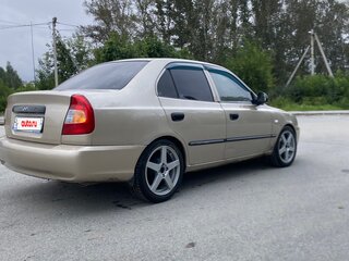 2005 Hyundai Accent ТагАЗ II, бежевый, 335000 рублей, вид 4
