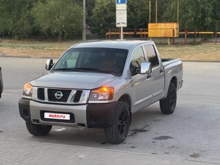 2007 Nissan Titan I Рестайлинг, серебристый, 1950000 рублей, вид 5