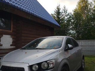 2012 Chevrolet Aveo II, серебристый, 460000 рублей, вид 2
