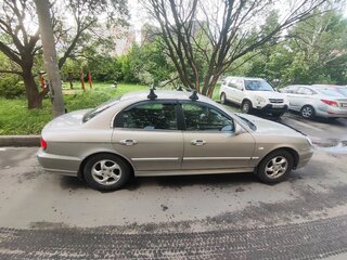 2007 Hyundai Sonata ТагАЗ IV (EF) Рестайлинг, бежевый, 310000 рублей, вид 2