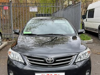 2012 Toyota Corolla X (E140, E150) Рестайлинг, чёрный, 1100000 рублей, вид 1