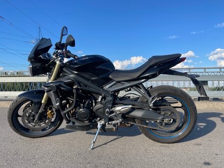 2013 Triumph Street Triple, чёрный, 540000 рублей, вид 3