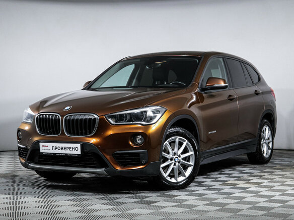 2015 BMW X1 20i sDrive II (F48), коричневый