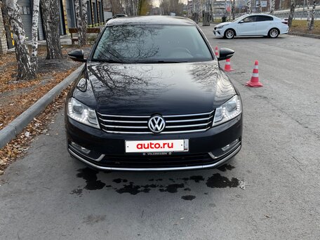 2012 Volkswagen Passat B7, чёрный, 1050000 рублей, вид 1