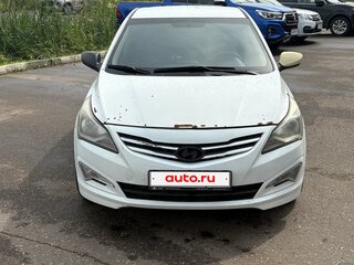 2015 Hyundai Solaris I Рестайлинг, белый, 548000 рублей, вид 1