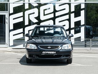 2006 Hyundai Accent ТагАЗ II, чёрный, 540000 рублей, вид 3