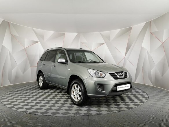 2014 Chery Tiggo (T11) I Рестайлинг (FL), серый - вид 2