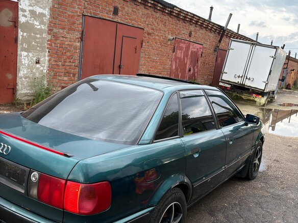 1991 Audi 80 V (B4), зелёный, 310000 рублей - вид 5