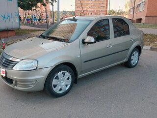 2013 Renault Logan I Рестайлинг, бежевый, 510000 рублей, вид 1