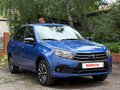 2021 Lada (ВАЗ) Granta I Рестайлинг, синий - вид 2