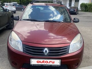 2011 Renault Sandero I, красный, 430000 рублей, вид 2