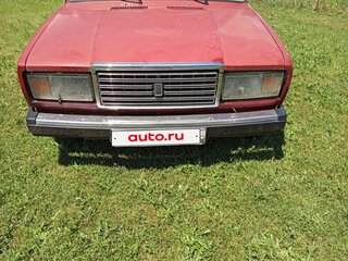 1987 Lada (ВАЗ) 2107, пурпурный, 71000 рублей, вид 1