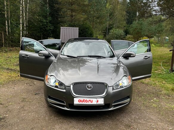 2008 Jaguar XF I, серый - вид 16
