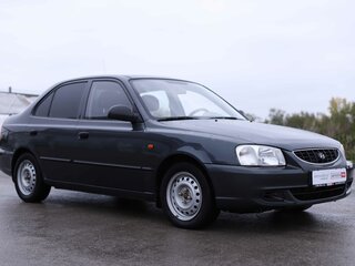 2009 Hyundai Accent ТагАЗ II, серый, 403168 рублей, вид 3
