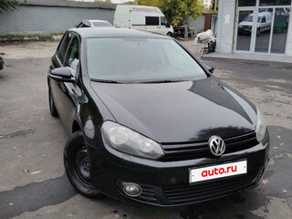 2011 Volkswagen Golf VI, чёрный, 790000 рублей, вид 2