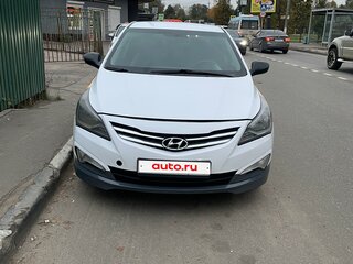 2016 Hyundai Solaris I Рестайлинг, белый, 460000 рублей, вид 1
