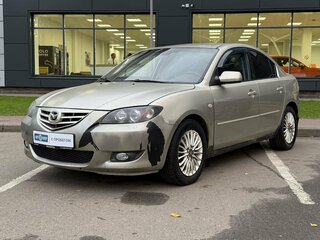 2007 Mazda 3 I (BK) Рестайлинг, серый, 345000 рублей, вид 1
