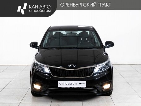 2016 Kia Rio III Рестайлинг, чёрный, 998000 рублей, вид 2